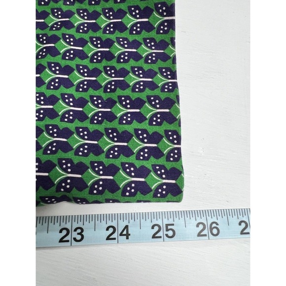 by Anthropologie The Essential Slim Trouser Pant Blue Green Butterfly Print 8 - Picture 8 of 8